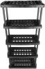 Product image for Black 5 adjustable shelves