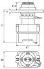 Product image for PANEL MOUNT SIGNAL LAMP,24VDC