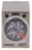 Product image for 4PDT min on delay timer,2-60sec 24Vac/3A