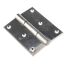 Product image for S/steel standard hinge, 100 x 80mm