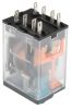 Product image for 8 pin relay 24 Vdc coil DPDT,12 A w/led