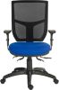 Product image for ERGO COMFORT MESH BLUE WITH ARMS