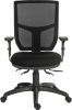 Product image for RS PRO Fabric Typist Chair 150kg Weight Capacity Black