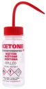 Product image for Wash bottle,250ml,Acetone,red closures