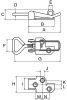 Product image for STAINLESS STEEL ADJUSTABLE PULL LATCH