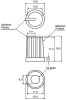 Product image for RS PRO Potentiometer Knob, Push-On Type, 13mm Knob Diameter, Grey, D Shaped Shaft Type, 6mm Shaft