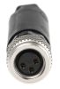 Product image for Lumberg Automation Screw Connector, 3 Contacts, Cable Mount M8, IP67