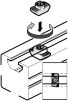 Product image for Bosch Rexroth Strut Profile T-Slot Nut, , M6 Thread strut profile 40 mm, 45 mm, 50 mm, 60 mm, Groove Size 10mm