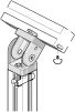 Product image for Bosch Rexroth Strut Profile Joint Clamp, strut profile 40 x 40 mm, Groove Size 10mm