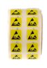 Product image for RS PRO Yellow Paper ESD Label 12 mm x 12mm