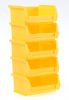 Product image for Yellow polyprop storage bin,100x90x50mm