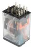 Product image for 14 pin plug in relay 24Vdc coil, 6A 4PDT