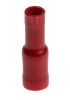 Product image for Red female crimp bullet terminal,4mm