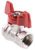 Product image for T handle ball valve 3/8in F-F