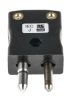 Product image for Type J Black in line plug 6.5mm cable