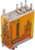 Product image for Plug in relay w/ LED, 8A, 230Vac, DPDT