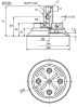 Product image for Vacuum suction cup w/o buffer,50mm dia