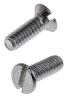 Product image for M1.6x3 A2 ST ST Slot Csk Machine Screw