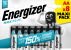 Product image for ENERGIZER ALKALINE MAX PLUS AA 8PK