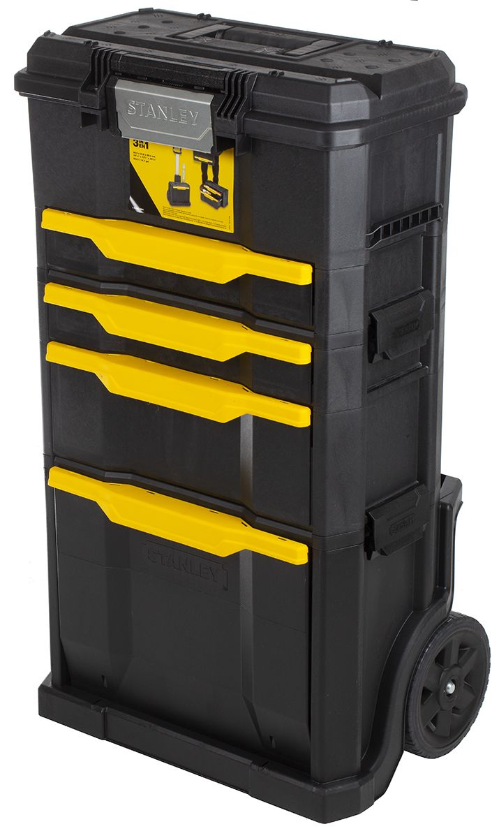 Stanley Rolling Wheeled Workshop Tool Box Stack