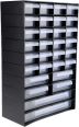 Product image for 30 Drawer Plastic Unit, Black