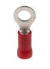 Product image for Red M4 crimp ring terminal,0.5-1.5sq.mm