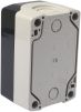 Product image for Empty Push button enclosure, Grey 2 Hole
