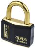 Product image for BLACK KEYED ALIKE BRASS LOCK OFF PADLOCK