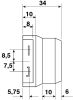 Product image for SINGLE TONE FLAT TOP BUZZER,24V