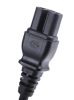 Product image for UK 13A - IEC C15 H05RR-F 1.0mm2 Black 2m