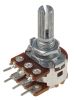 Product image for Panel dual carbon potentiometer 100K 20%