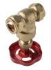 Product image for Gate compression valve,15mm comp