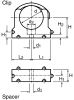 Product image for KLIP-IT PIPE CLIP TYPE 061H 11/2IN