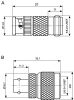 Product image for COAX ADAPTOR,BNC (F) TO N (F),AG CONTACT