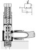 Product image for Miniature pressure regulator,G1/4x6mm