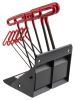 Product image for 10 piece T-handle imperial hex key set