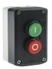 Product image for Enclosed Push buttons Green "I", Red "O"