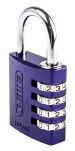 Product image for LILAC 40MM COMBINATION SAFETY PADLOCK