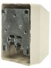 Product image for Telegartner Cat6a 2 Way RJ45 Wall Mount Socket,With STP Shield Type
