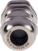 Product image for M12 BRASS CABLE GLAND + LOCKNUT,3-6.5MM