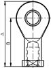 Product image for E SERIES ROD END, 8MM