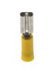 Product image for RS PRO Yellow Insulated Spade Connector, 2.8 x 0.5mm Tab Size, 0.2mm² to 0.5mm²