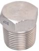 Product image for 3/4in F/Steel 316 Hex Plug Male Joint