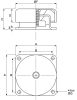 Product image for Fabreeka M10 Steel Anti Vibration Mount VSC2-25-C-S-M10 76mm dia. Neoprene