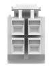 Product image for Housing Receptacle 4 way Rcpt U-P