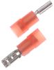 Product image for Red female receptacle,2.8Wx0.8Tmm