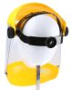 Product image for JSP Clear Flip Up Acetate Face Shield with Brow, Chin Guard , Resistant To Molten Metal