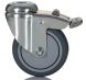 Product image for NON MARKING SWIVEL CASTOR W/BR,75MM 60KG