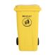 Product image for Yellow 240 Litre Wheeled Bin