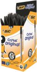 Product image for BIC CRISTAL BALLPEN MED BK PK50????????